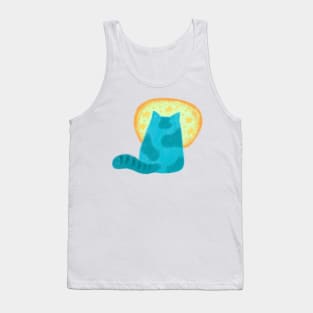 My cat is waiting for me Tank Top